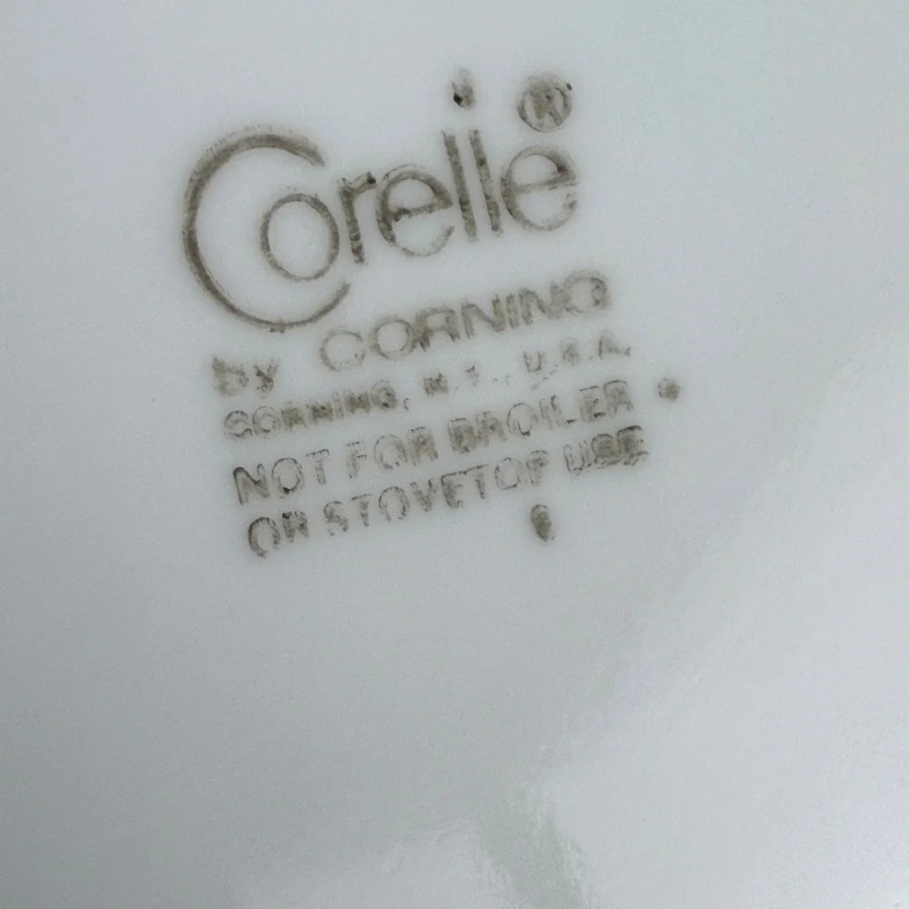 Corelle Cereal Bowls Butterfly Gold Set of 6 White Harvest Gold Vintage Floral